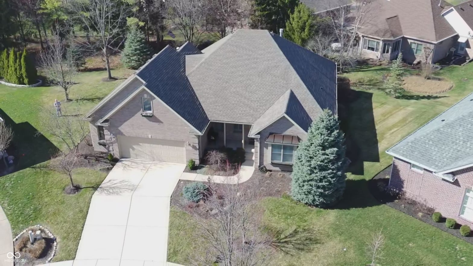 Aerial view at 10124 Basalt Court, Noblesville, IN