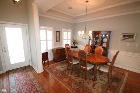 Dining room at 10124 Basalt Court, Noblesville, IN