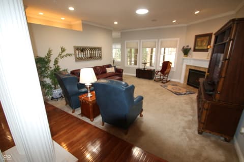 Living room at 10124 Basalt Court, Noblesville, IN