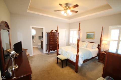 Primary bedroom at 10124 Basalt Court, Noblesville, IN
