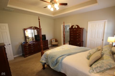 Primary bedroom at 10124 Basalt Court, Noblesville, IN