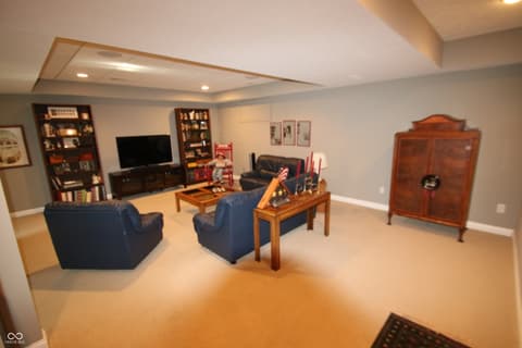 Family room at 10124 Basalt Court, Noblesville, IN
