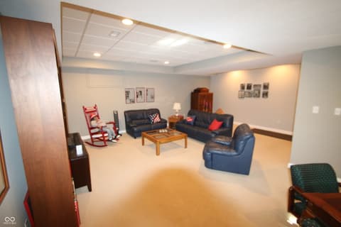 Family room at 10124 Basalt Court, Noblesville, IN
