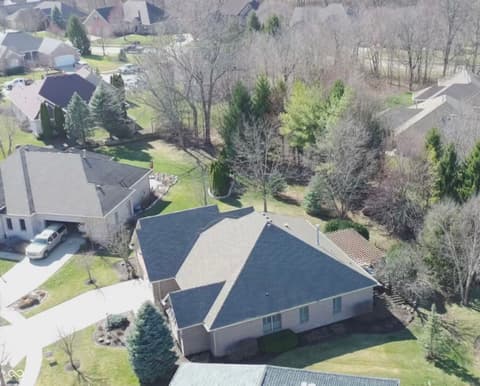 Aerial view at 10124 Basalt Court, Noblesville, IN