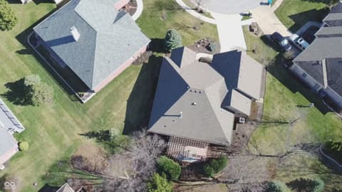 Aerial view at 10124 Basalt Court, Noblesville, IN