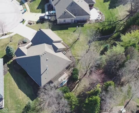 Aerial view at 10124 Basalt Court, Noblesville, IN
