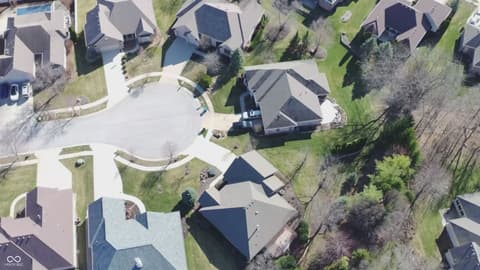 Aerial view at 10124 Basalt Court, Noblesville, IN