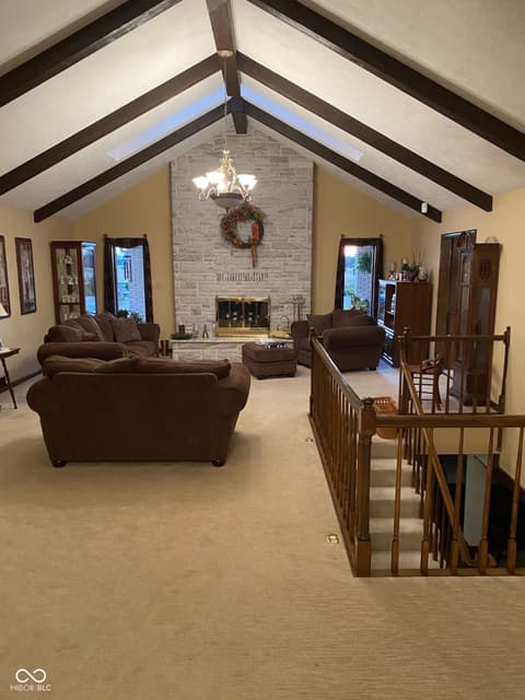 Living room at 8329 S 300 W, Pendleton, IN