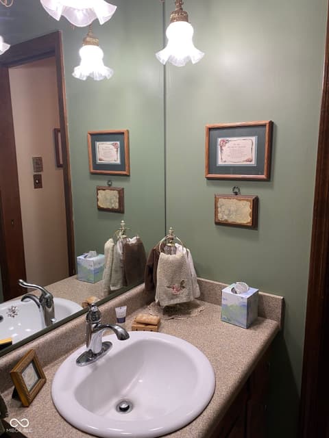 Bathroom at 8329 S 300 W, Pendleton, IN