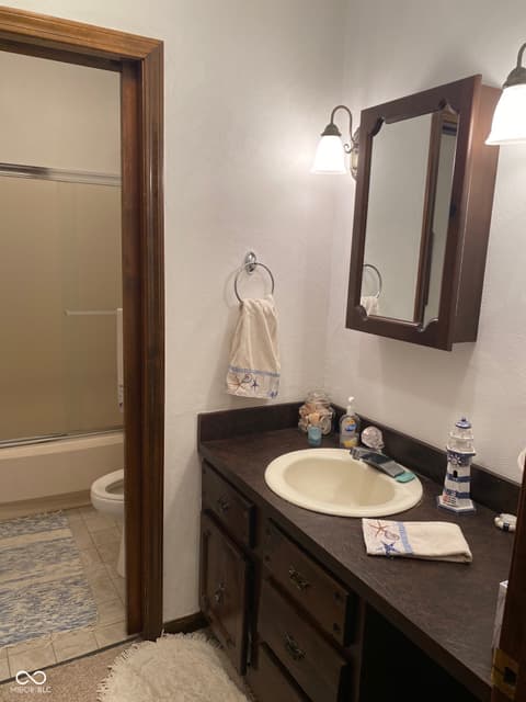 Bathroom at 8329 S 300 W, Pendleton, IN