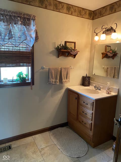 Bathroom at 8329 S 300 W, Pendleton, IN