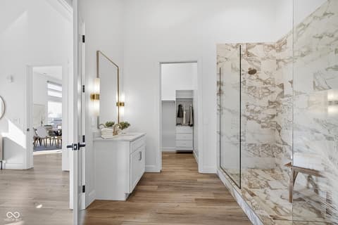 Primary bathroom at 1155 S Rangeline Road, Carmel, IN