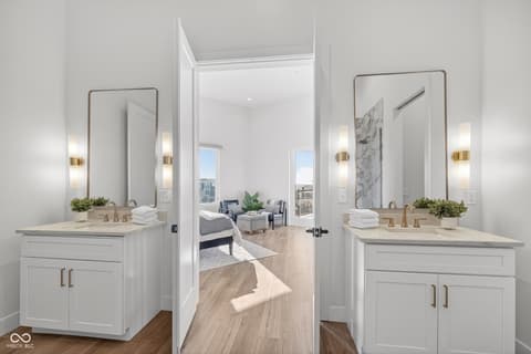 Primary bathroom at 1155 S Rangeline Road, Carmel, IN