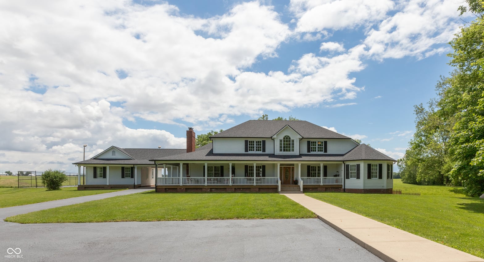 Front exterior at 3917 N 525 W, Fairland, IN
