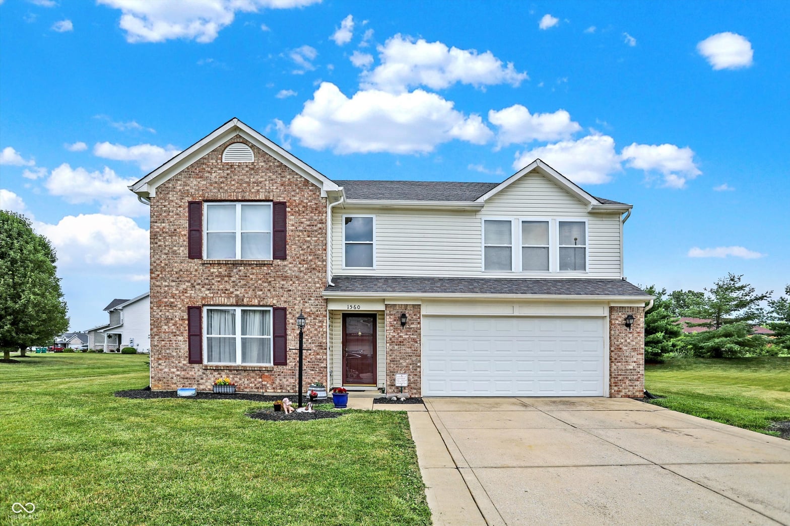 Front exterior at 1560 Cold Spring Drive, Brownsburg, IN
