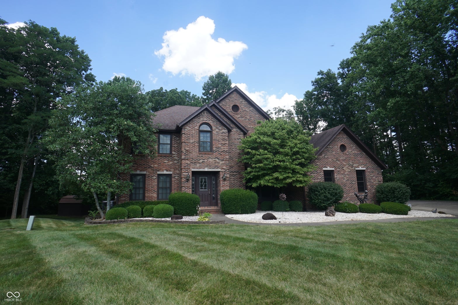 Front exterior at 80 Hillcrest Estates Drive, Batesville, IN