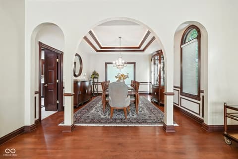 Dining room at 5300 W Autumn Springs Court, Muncie, IN