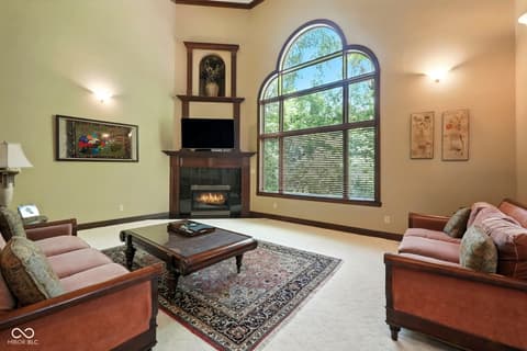 Living room at 5300 W Autumn Springs Court, Muncie, IN