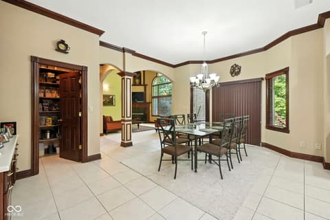 Dining room at 5300 W Autumn Springs Court, Muncie, IN