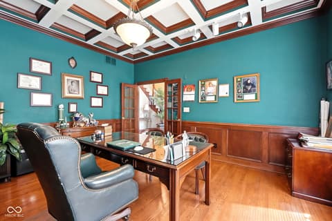Home office at 5300 W Autumn Springs Court, Muncie, IN