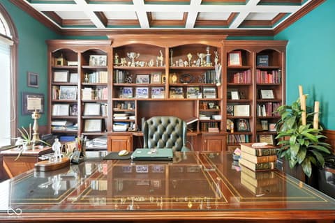 Home office at 5300 W Autumn Springs Court, Muncie, IN