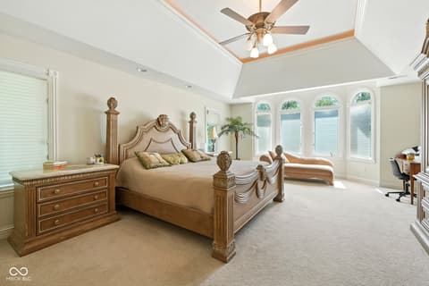 Bedroom at 5300 W Autumn Springs Court, Muncie, IN