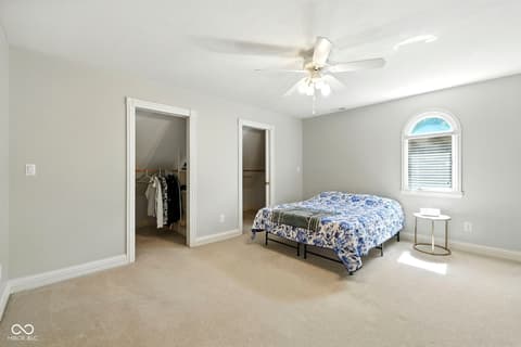 Bedroom at 5300 W Autumn Springs Court, Muncie, IN