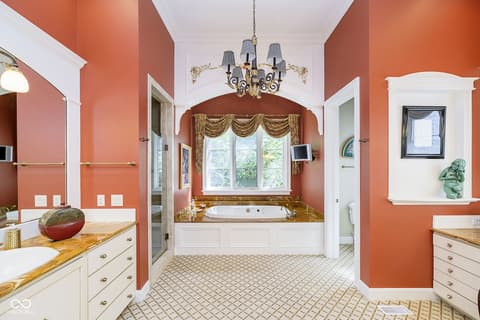 Primary bathroom at 8358 Hidden Point Drive, Indianapolis, IN