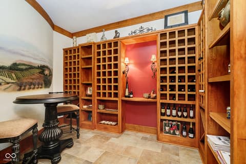 Wine cellar at 8358 Hidden Point Drive, Indianapolis, IN