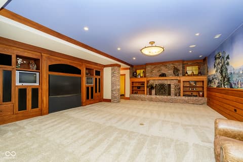 Family room at 8358 Hidden Point Drive, Indianapolis, IN