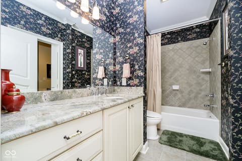 Primary bathroom at 8358 Hidden Point Drive, Indianapolis, IN