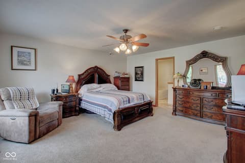 Primary bedroom at 303 Wellington Overlook, Noblesville, IN