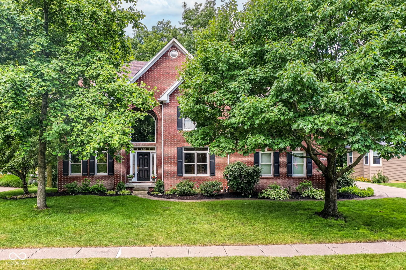 Front exterior at 14626 Warner Trail, Westfield, IN