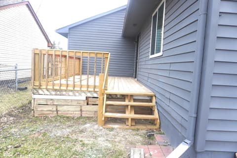 Outdoor living area at 3743 E Stop 11 Road, Indianapolis, IN