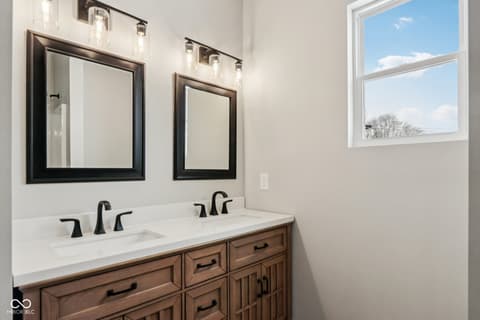 Bathroom at 1618 N Molala Trail, Greensburg, IN
