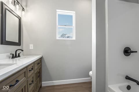 Bathroom at 1618 N Molala Trail, Greensburg, IN