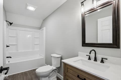 Bathroom at 1618 N Molala Trail, Greensburg, IN
