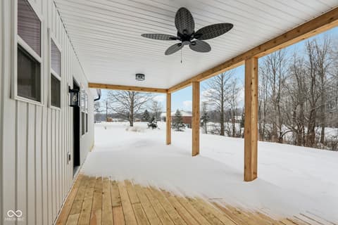 Outdoor living area at 1618 N Molala Trail, Greensburg, IN