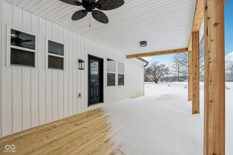 Outdoor living area at 1618 N Molala Trail, Greensburg, IN