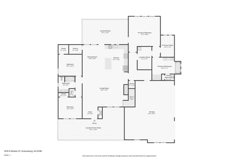 Floor Plan — 1618 N Molala Trail, Greensburg, IN