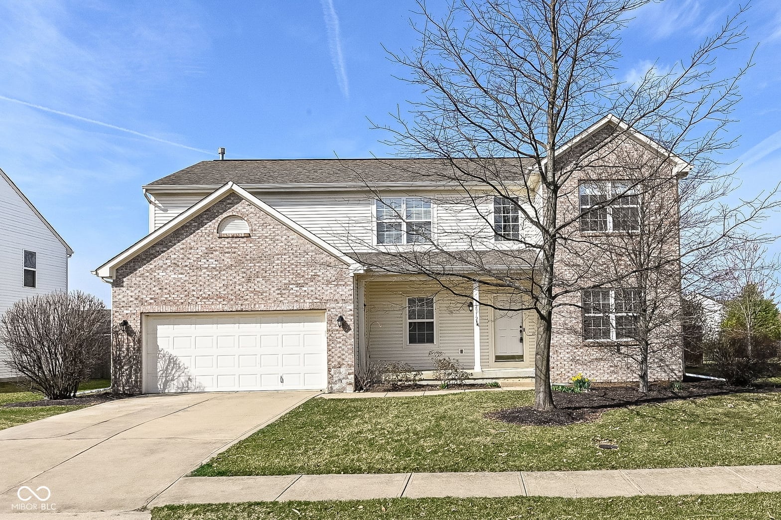 Front exterior at 12912 Broncos Drive, Fishers, IN