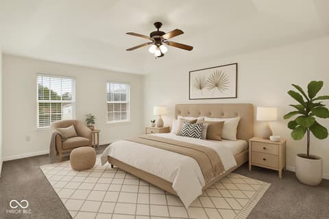 Primary bedroom at 794 Princeton Lane, Westfield, IN