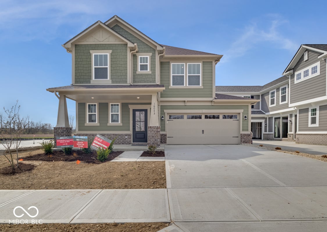 Front exterior at 16043 Meadow Frost Court, Fishers, IN