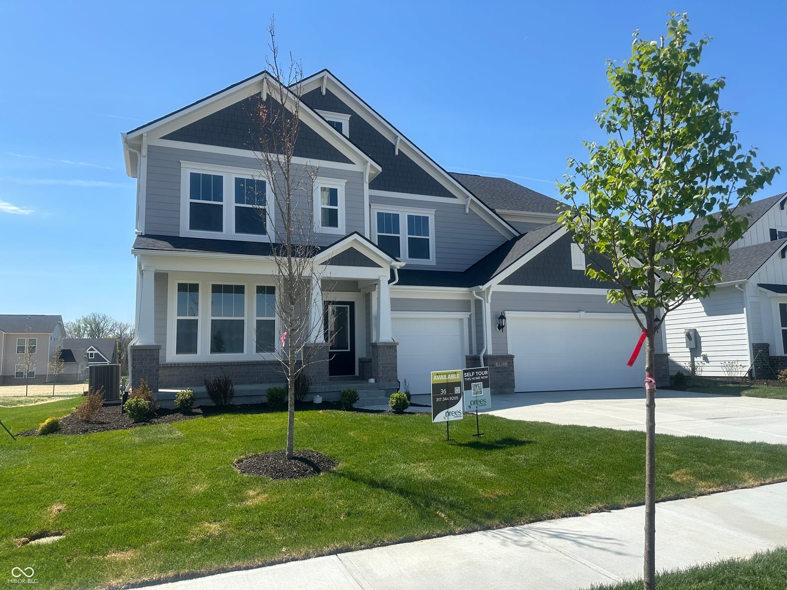 Front exterior at 4991 Elaine Court, Noblesville, IN