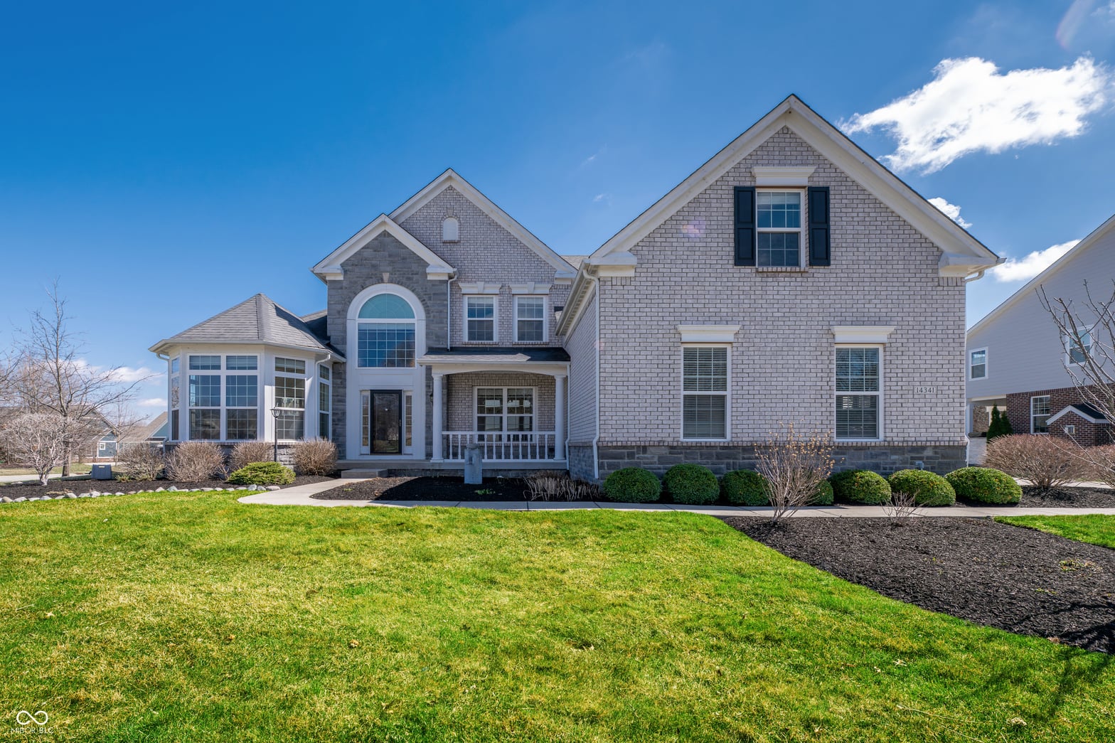 Front exterior at 14341 E Prevail Drive, Carmel, IN