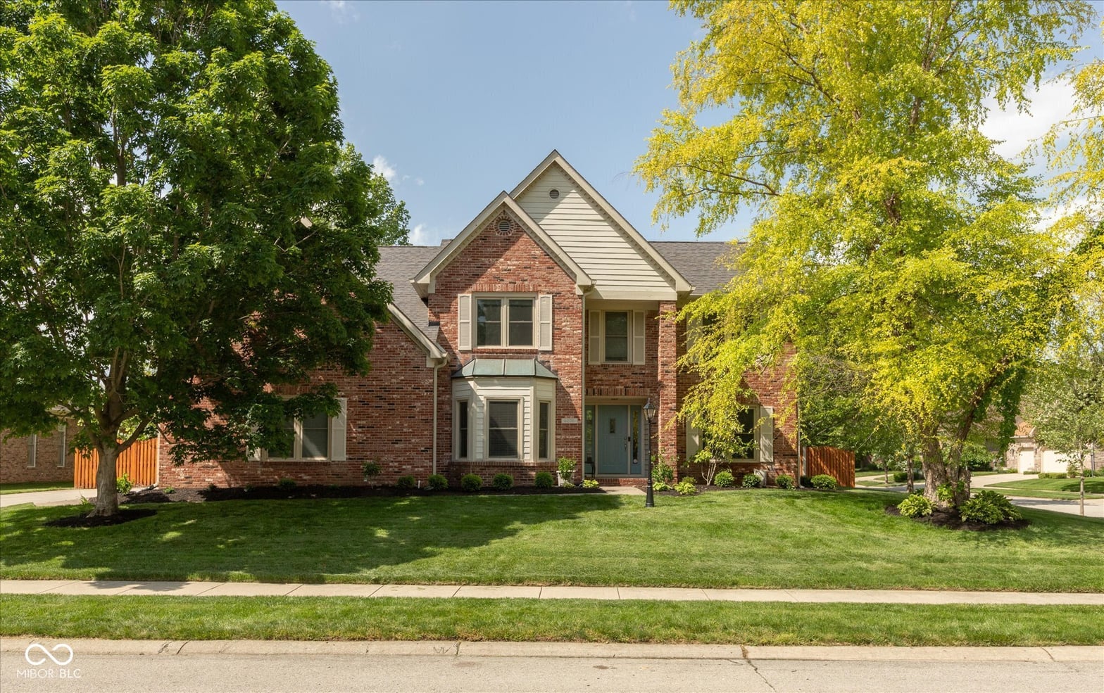 Front exterior at 5208 Clear Lake Court, Carmel, IN