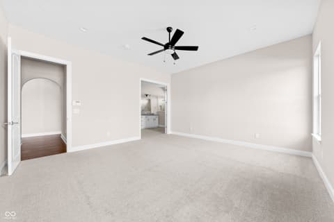 Primary bedroom at 4248 Stone Lake Drive, Zionsville, IN