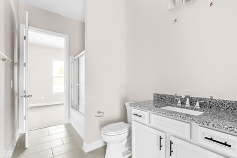 Primary bathroom at 4248 Stone Lake Drive, Zionsville, IN