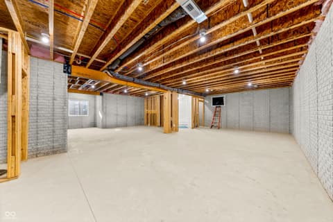 Basement at 4248 Stone Lake Drive, Zionsville, IN