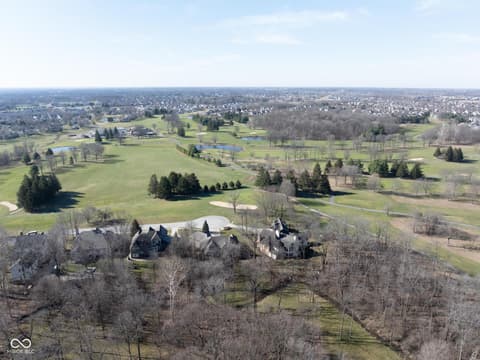 Aerial view at 1086 Pebble Brook Drive, Noblesville, IN